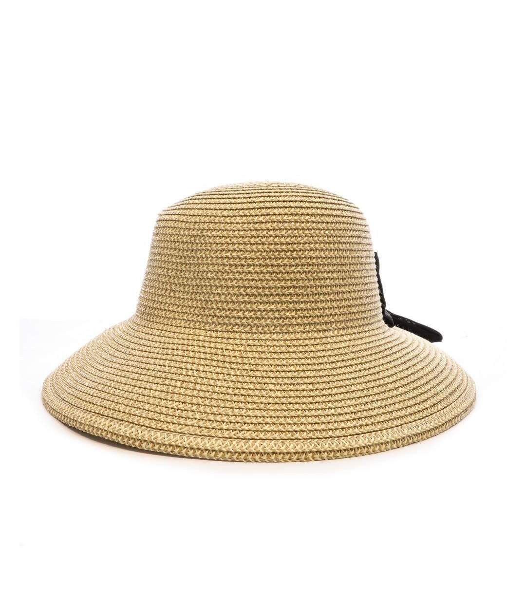 Chapeau de paille noir femme via lorenzo bohème-1
