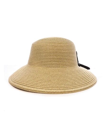 Chapeau de paille noir femme via lorenzo bohème