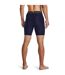 Short De Compression Heatgear Homme Bleu Marine Blanc Under Armour-4