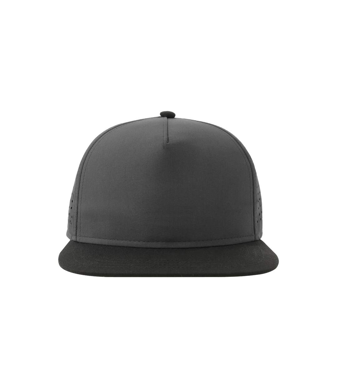 Casquette De Baseball Bank Five Gris Foncé Noir Atlantis Headwear-3