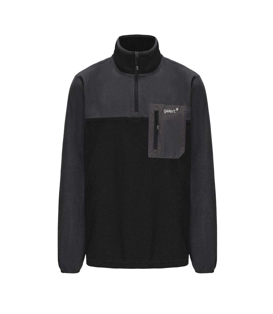 Haut Polaire Motif/style Lisse Homme Noir Gelert-1