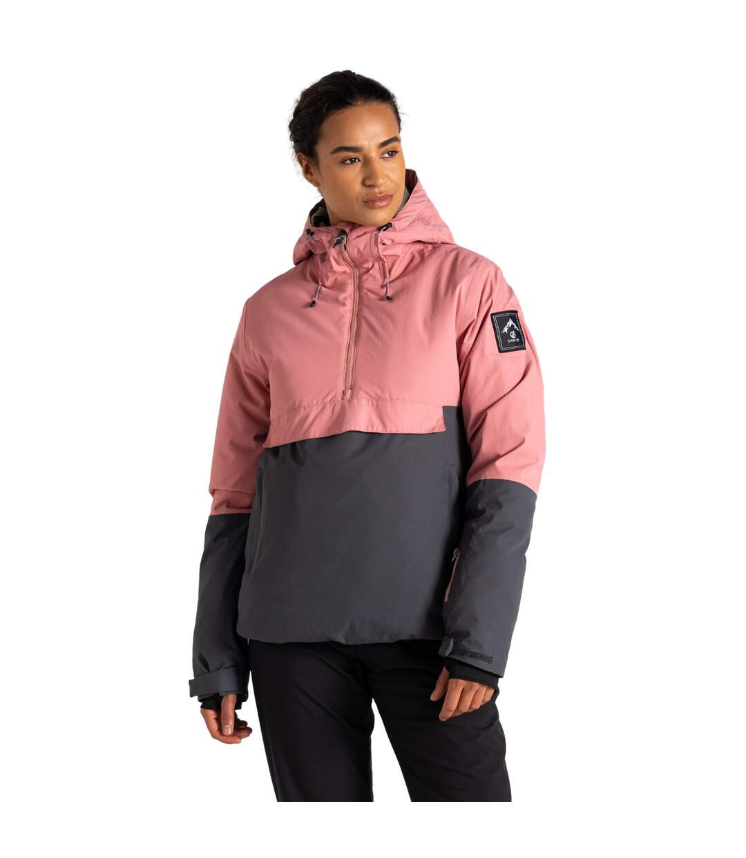 Blouson De Ski Snowburst Femme Vieux Rose Gris Foncé Dare 2B-1