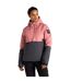 Veste de ski overhead snowburst womens/ladies vieux rose / gris foncé Dare 2B