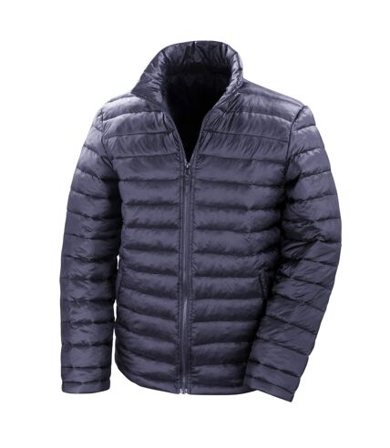 Result Mens Ice Bird Padded Winter Jacket (Water Repellent & Windproof) (Navy Blue)