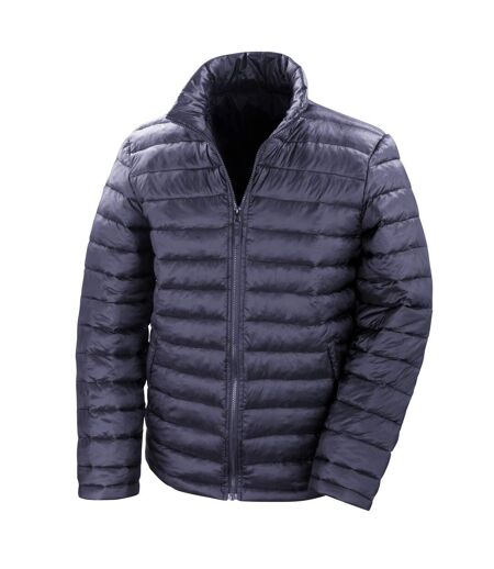 Result Mens Ice Bird Padded Winter Jacket (Water Repellent & Windproof) (Navy Blue) - UTBC2048