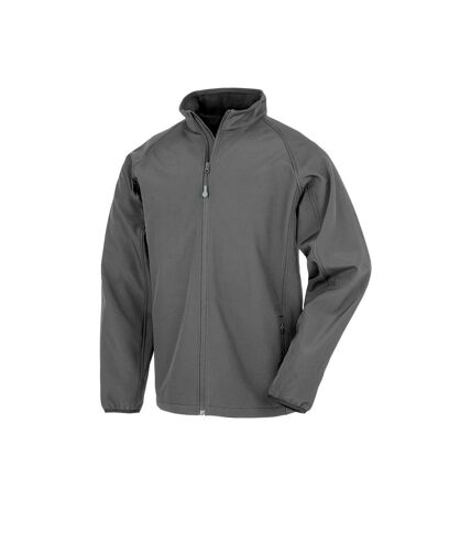 Result Genuine Recycled Mens Softshell Printable Jacket (Workguard Grey)