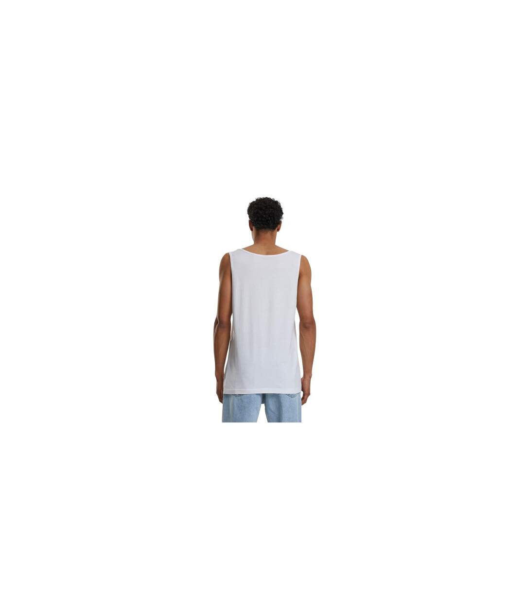 Mens Pushin P Tank Top Blanc Mister Tee-1