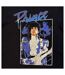 Unisex Adult Purple Rain Box Back Print T-shirt Black Prince-3