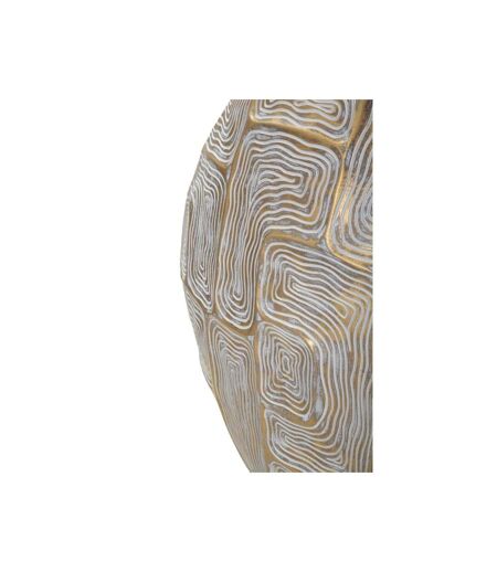 Vase Design en Résine Elips 36cm Or