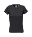 Womens/ladies Sara T-shirt Deep Black SOLS-1