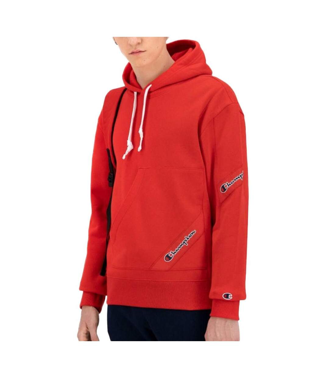 Sweat à capuche Rouge Homme Champion 216549 - S