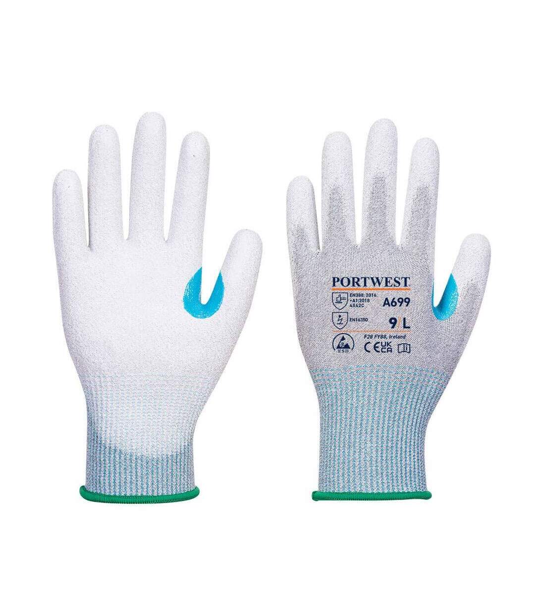 Gant anti-coupures niveau C antistatique ESD Portwest (lot de 12 paires)