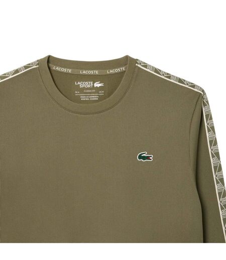 Sweat Tennis Homme Vert Kaki Lacoste