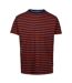 T-shirt Motif/style Rayé Mahe Homme Orange Trespass-1