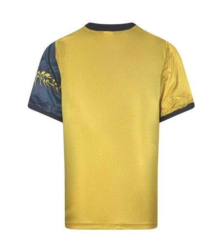 Maillot De Gardien De But Motif/style England Fa Homme Jaune Vert Score Draw