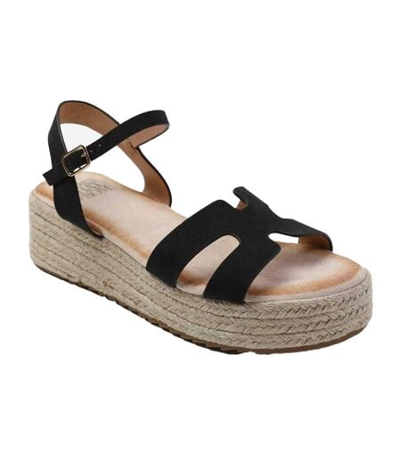 Espadrilles London Femme Noir Where´s That From