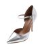 Talons Hauts Larges Reflex Femme Argenté Where´s That From-1