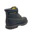 Mens Nevada Leather Steel Toe Cap Safety Boots Brown Dunlop-3