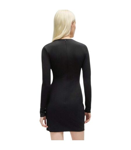 Robe Courte Manches Longues Kalypso Femme Noir Hugo Boss