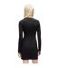Robe Courte Manches Longues Kalypso Femme Noir Hugo Boss-3
