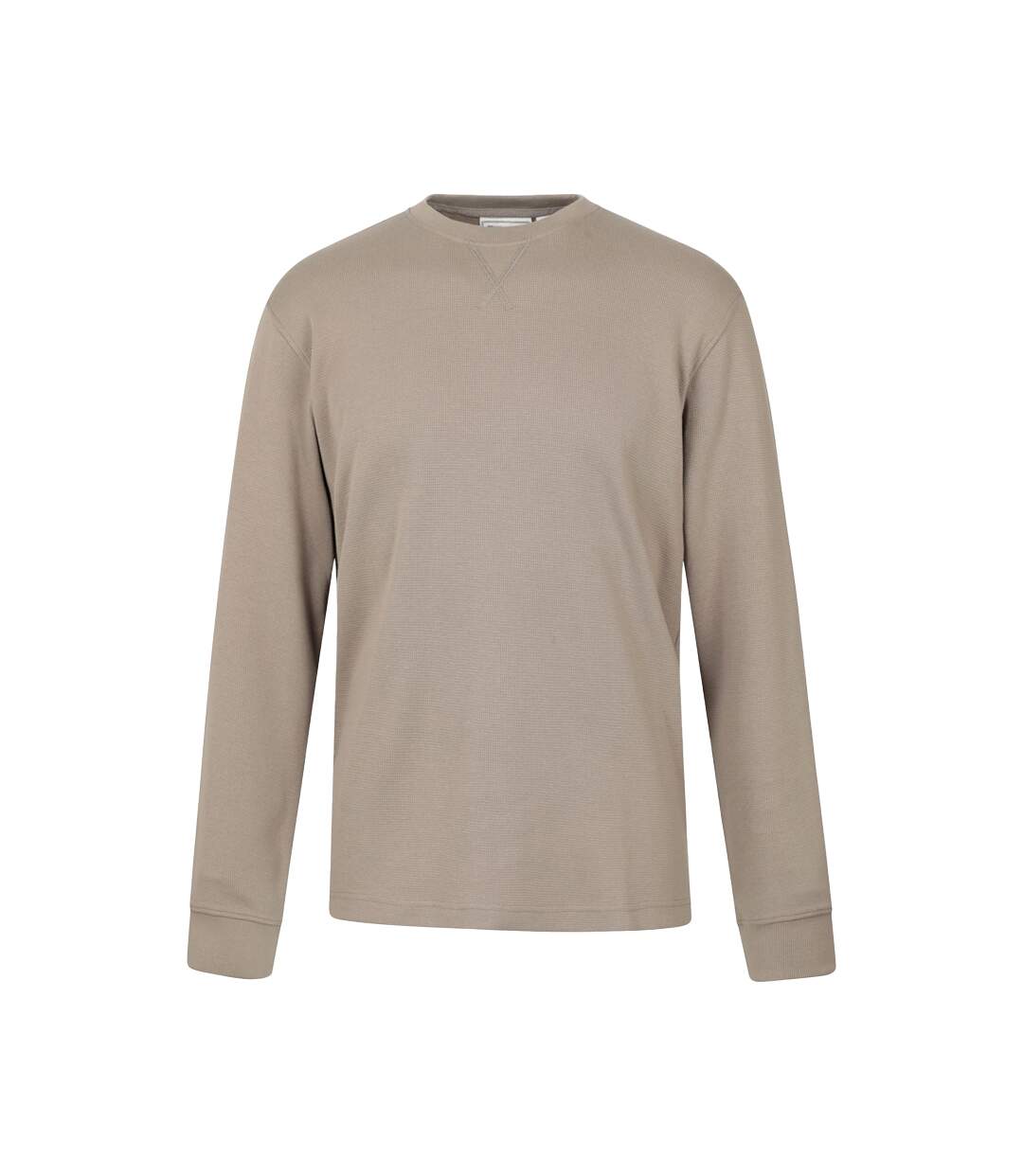 Sweat Manches Longues Motif/style Texturé Tillsbury Homme Beige Foncé Mountain Warehouse-1