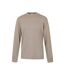 Sweat Manches Longues Motif/style Texturé Tillsbury Homme Beige Foncé Mountain Warehouse-1