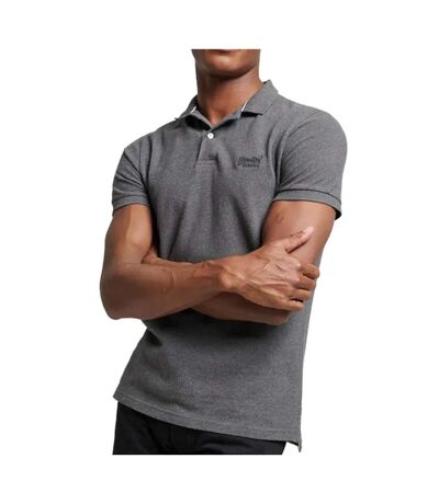 Polo Gris Moyen Homme Superdry Classic Piques - 3XL