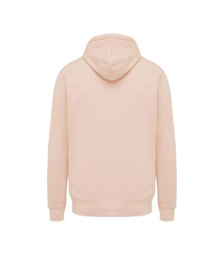 Unisex adult rila recycled cotton lightweight hoodie peach nectar Iqoniq