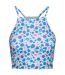 Trespass Womens/Ladies Harlow Leopard Print Swim Top (Light Sage) - UTTP6484