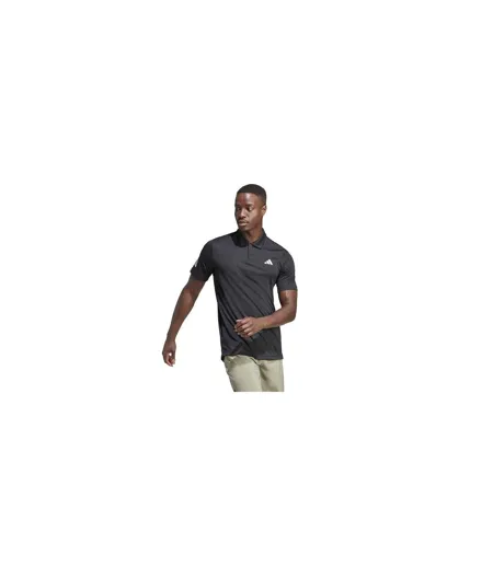 Polo Motif/style 3 Rayures Club Homme Noir Blanc Adidas