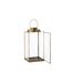 Lanterne Carrée en Métal Antique 48cm Bronze-2
