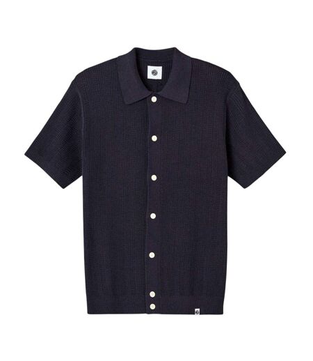 Chemise Manches Courtes Homme Bleu Marine Pretty Green