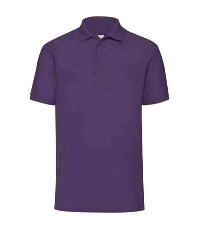 Polo homme violet Fruit of the Loom