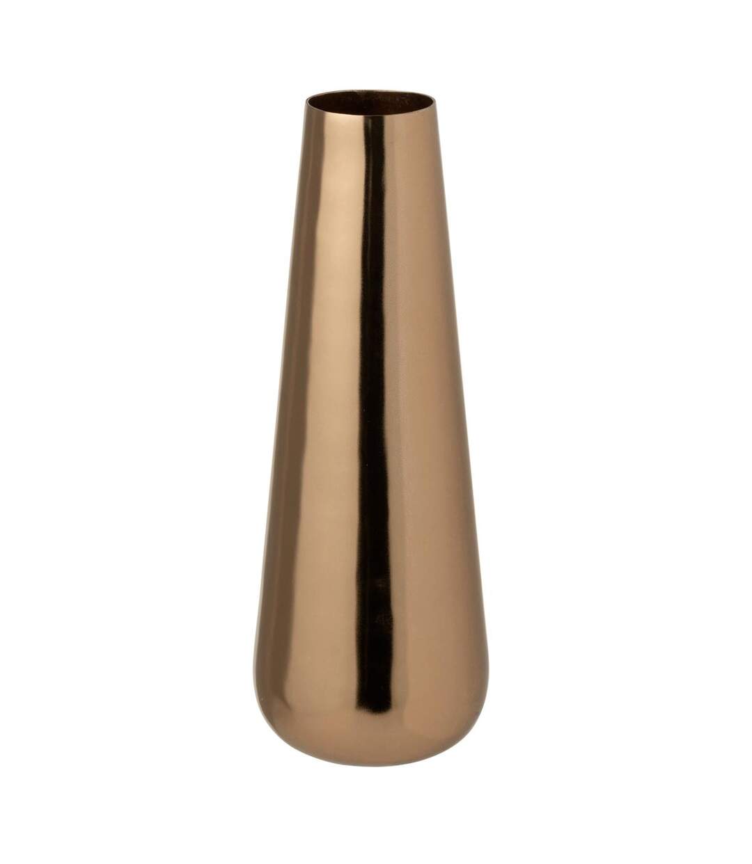 Vase Design en Métal Moses 40cm Rose Doré-1
