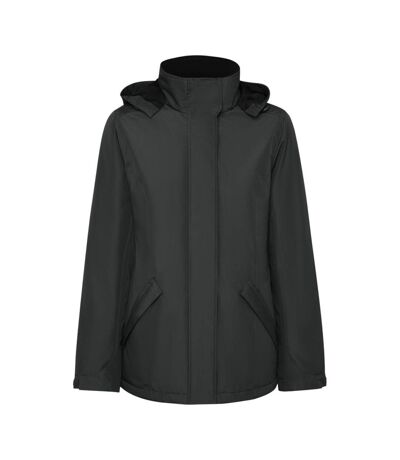 Womens/ladies america padded parka dark lead Roly