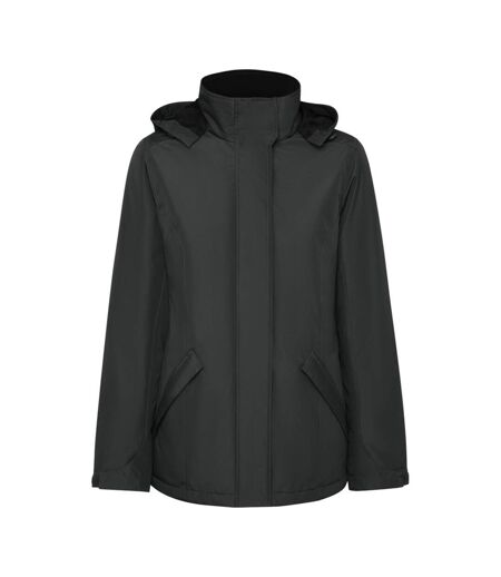 Womens/ladies america padded parka dark lead Roly