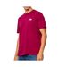 T-Shirt bordeaux homme calvin klein jeans badge 30s-1