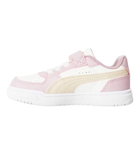 Childrens/kids Caven 2.0 Logo Trainers White Puma