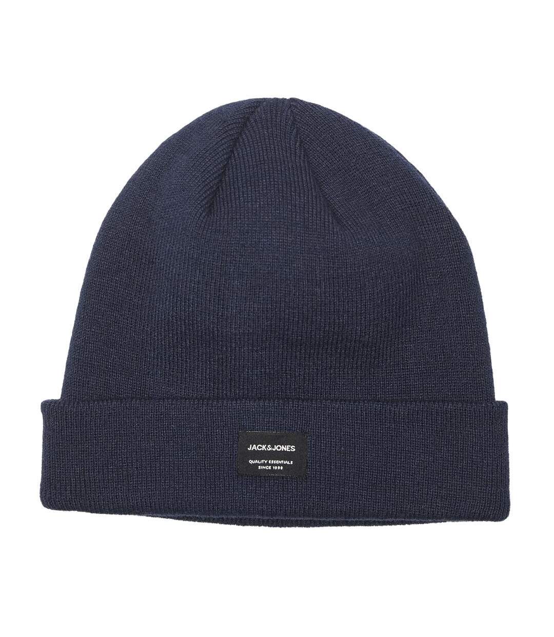 Bonnet marine homme jack & jones beanie1-1
