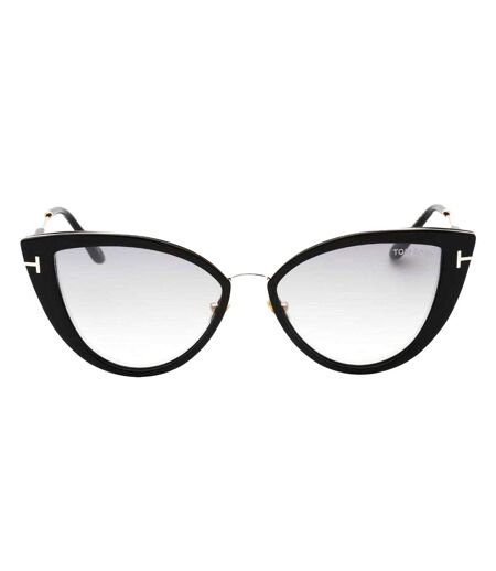 Lunettes De Soleil Motif/style Miroir Anjelica-02 Femme Taille Unique Noir Brillant Tom Ford