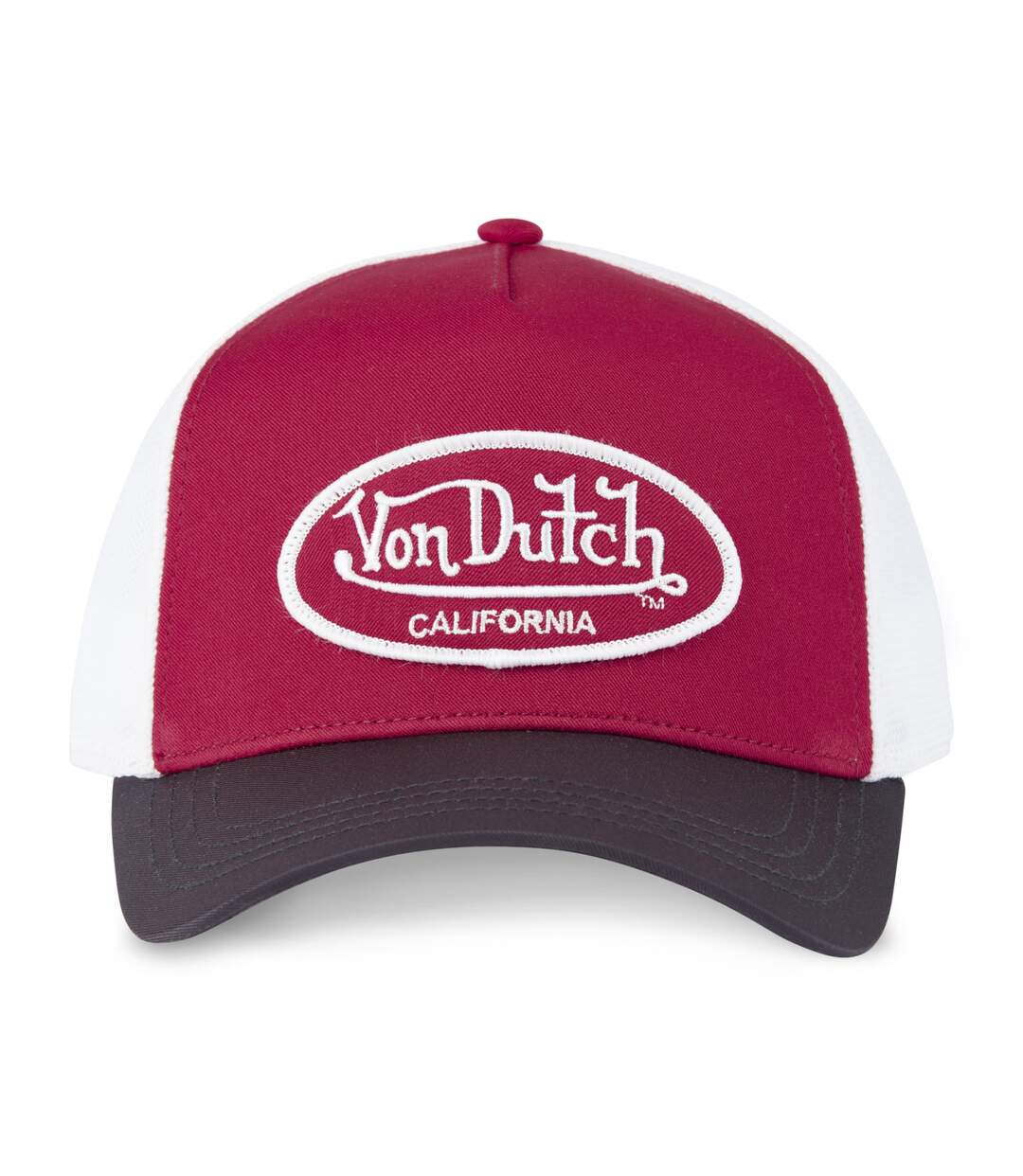 Casquette trucker avec filet et broderie Poly Vondutch-2