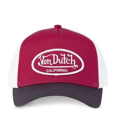 Casquette trucker avec filet et broderie Poly Vondutch