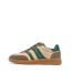 Baskets vert foncé/beige femme teddy smith 120235-1