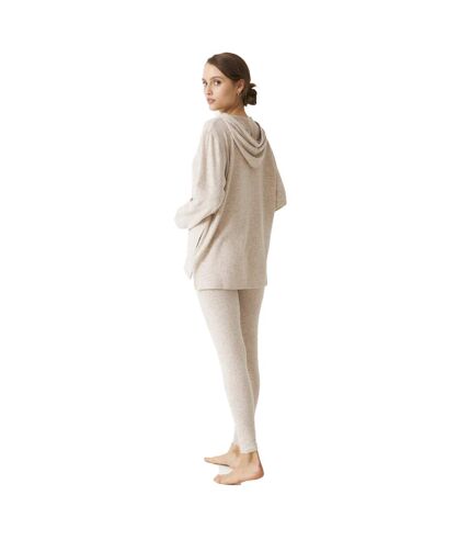 JJB5 Women's Soft Knit V-Neck Long Sleeve Pajamas