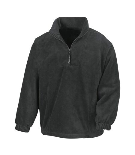 Unisex adult polartherm fleece top black Result