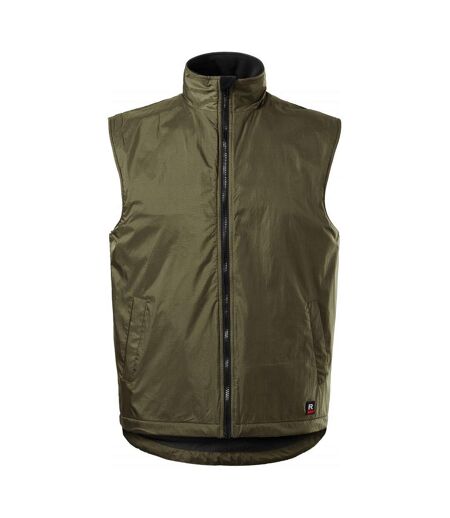 Veste Sans Manches Motif/style Logo Homme Kaki Rimeck