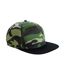 Casquette ajustable vert kaki / noir Beechfield