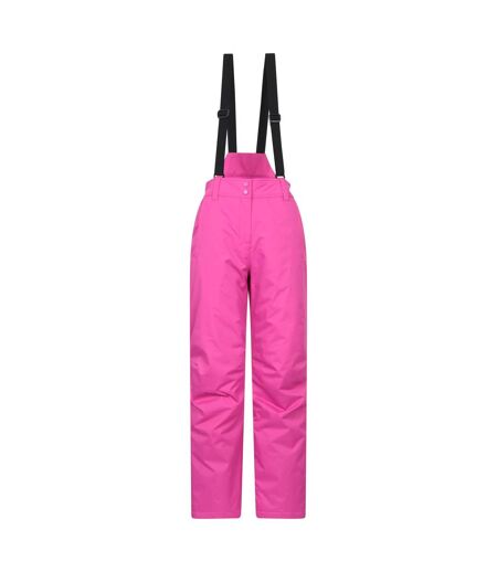 Womens/ladies Moon Ii Ski Trousers Pink Mountain Warehouse