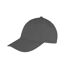 Result Unisex Core Memphis 6 Panel Baseball Cap (Charcoal) - UTBC3044