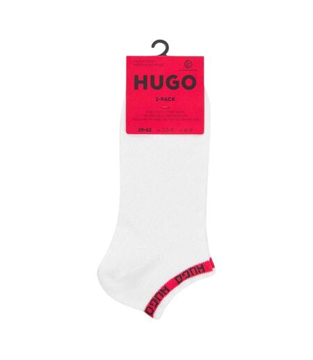 Lot De 2  Socquettes Homme Blanc Hugo